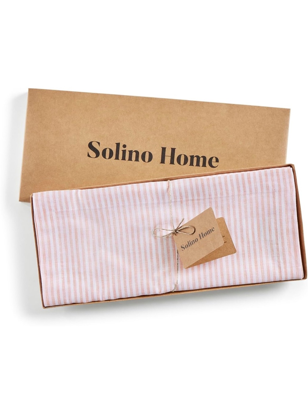 Solino Home table runner 14×36 in linen